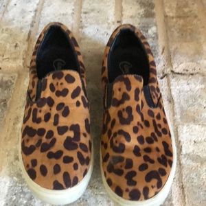 Animal print sneakers